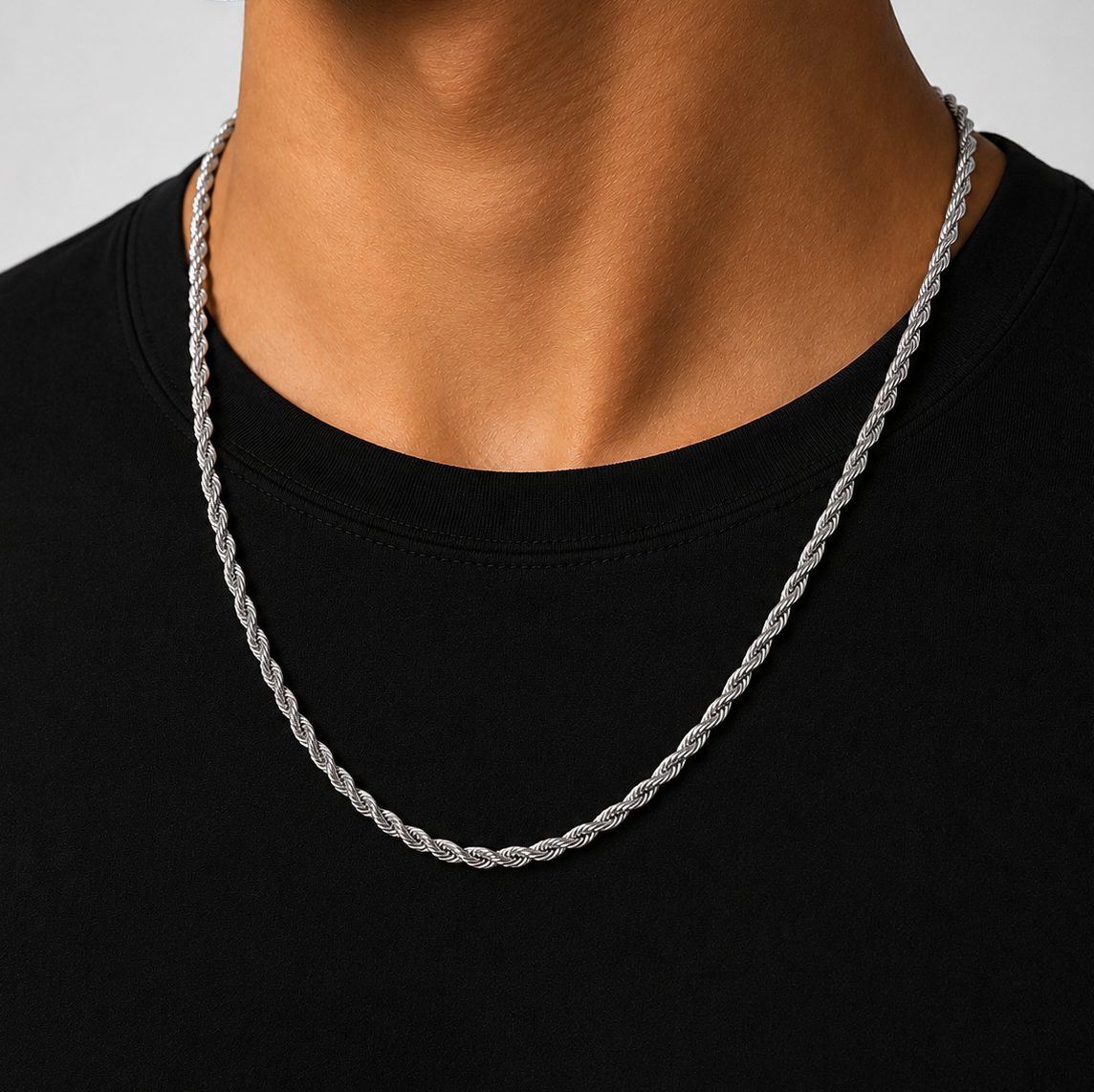 Rope Chain Minimalistic Silver