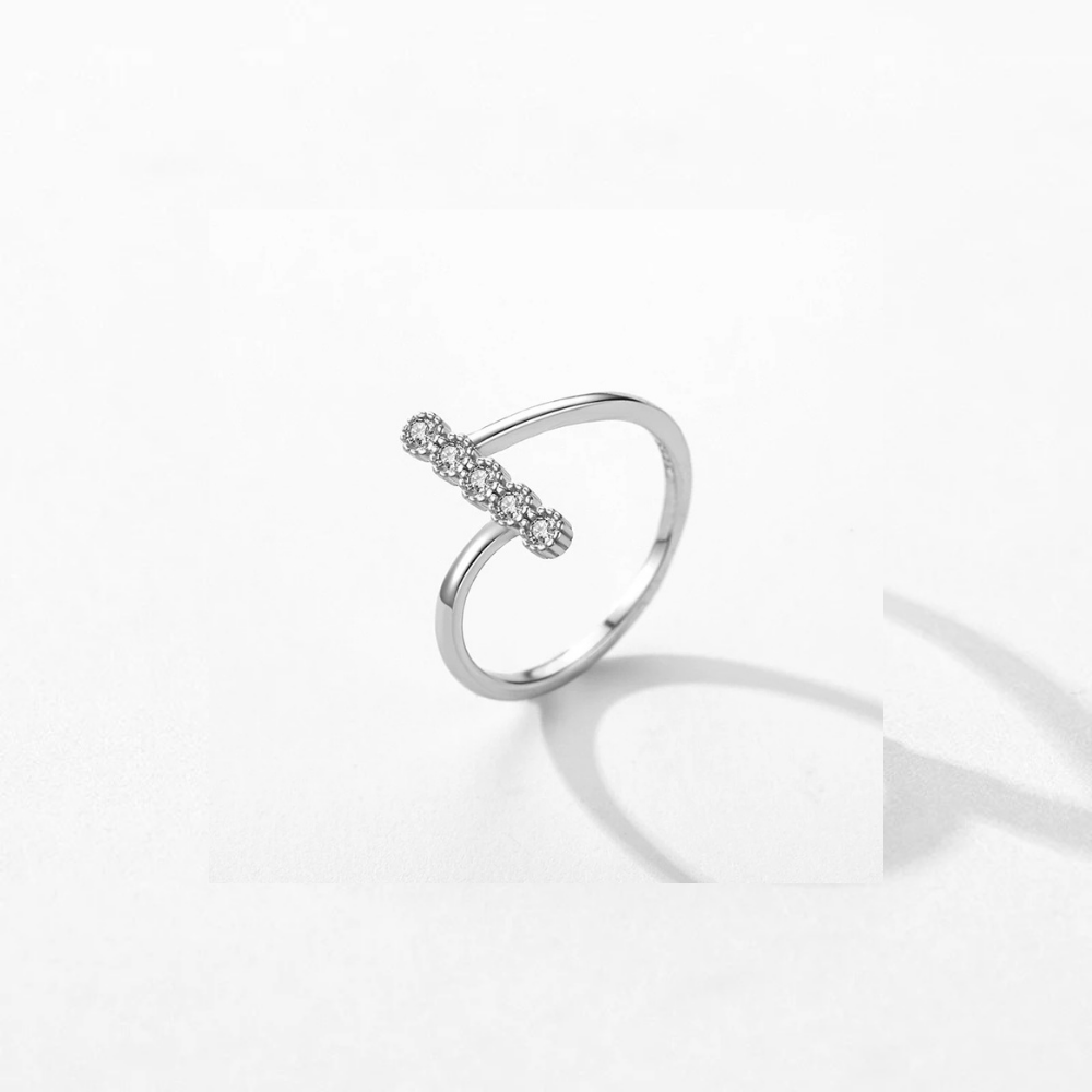 Grace Bar Silver Ring