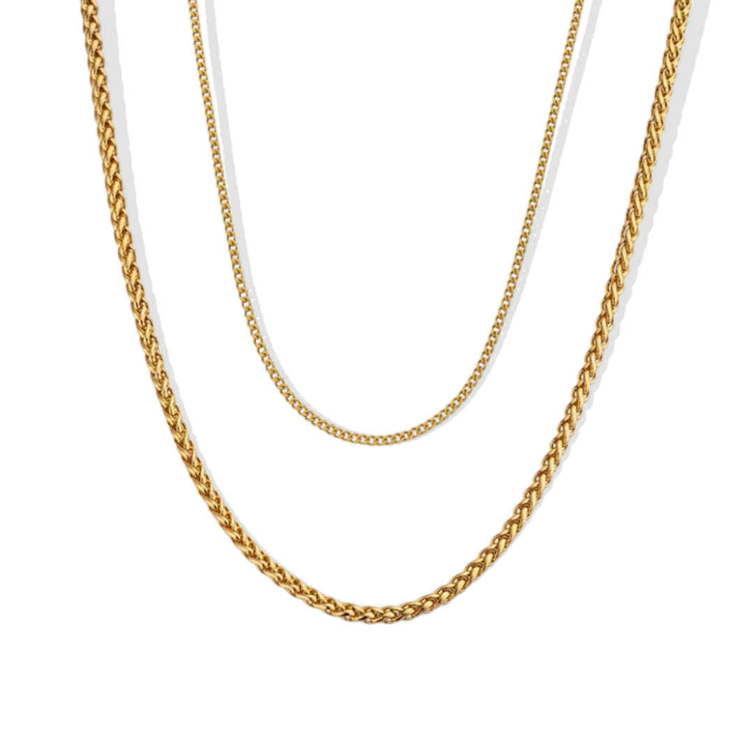 Wheat + Cuban Stack (Gold)