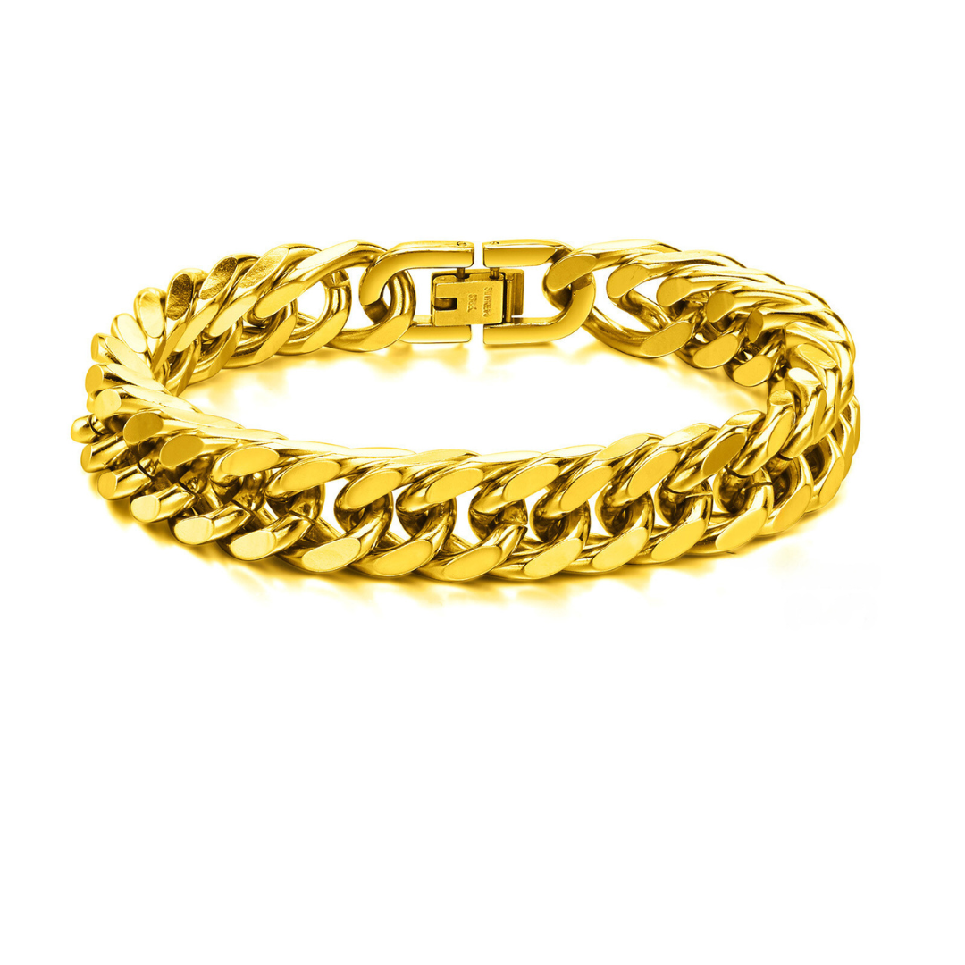 Cuban Bracelet Gold 8MM
