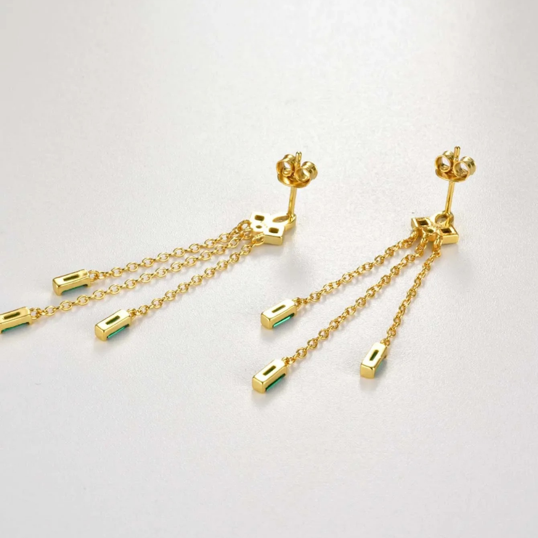 Noir Drop Earrings