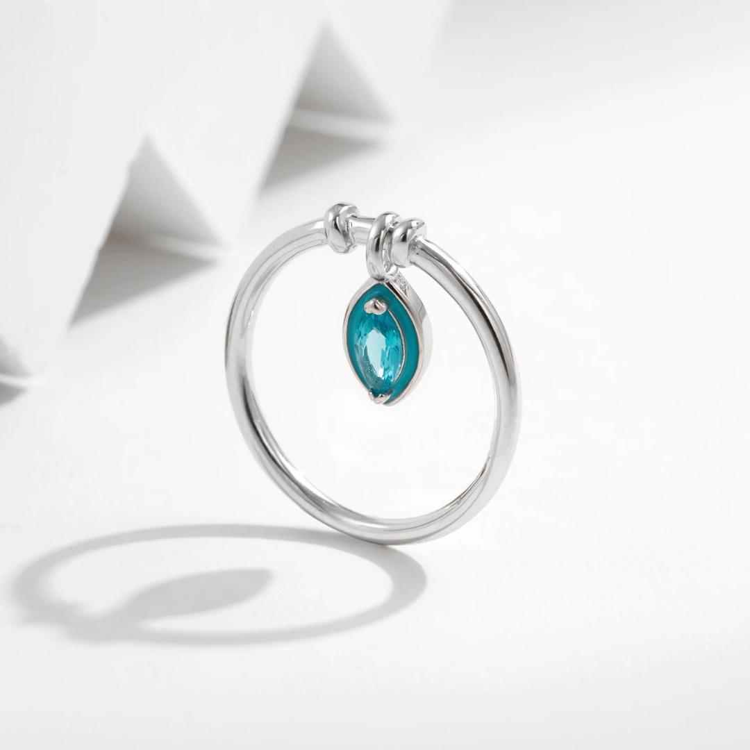 Aqua Veil Ring