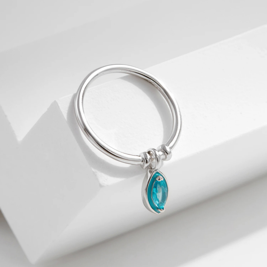 Aqua Veil Ring