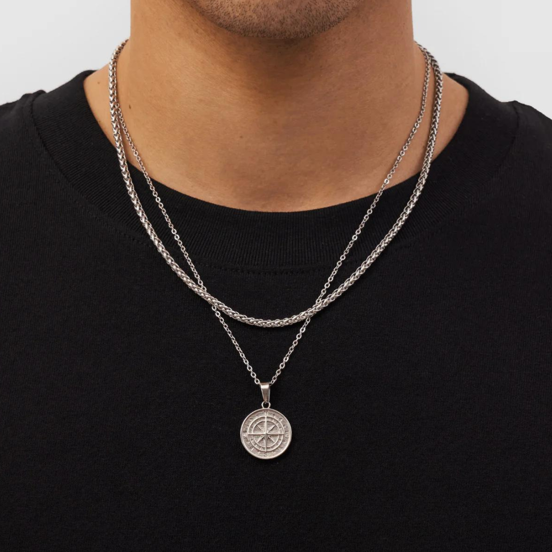 Compass Chain Set (Silver)