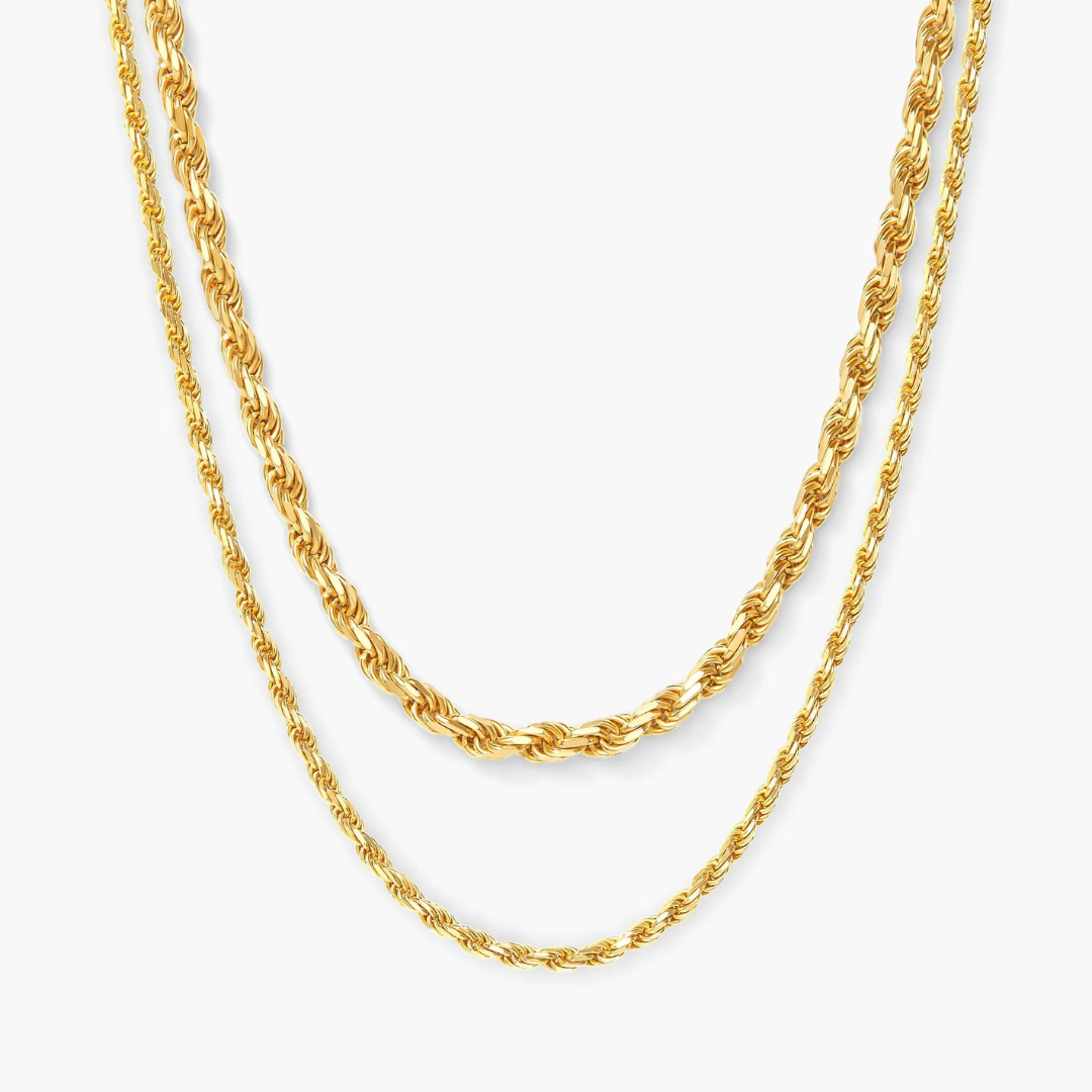 Rope Chain Stack (Gold)
