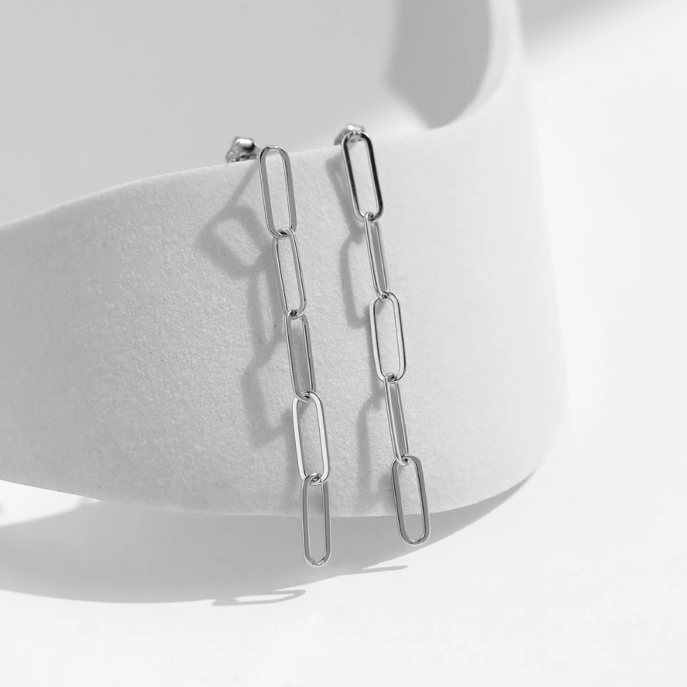 Chain Link Drop Earring