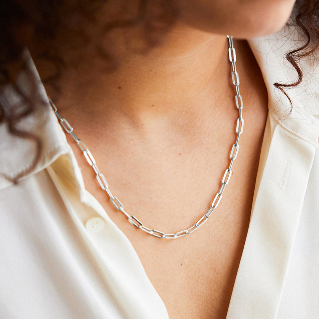 PaperClip Chain (Silver)