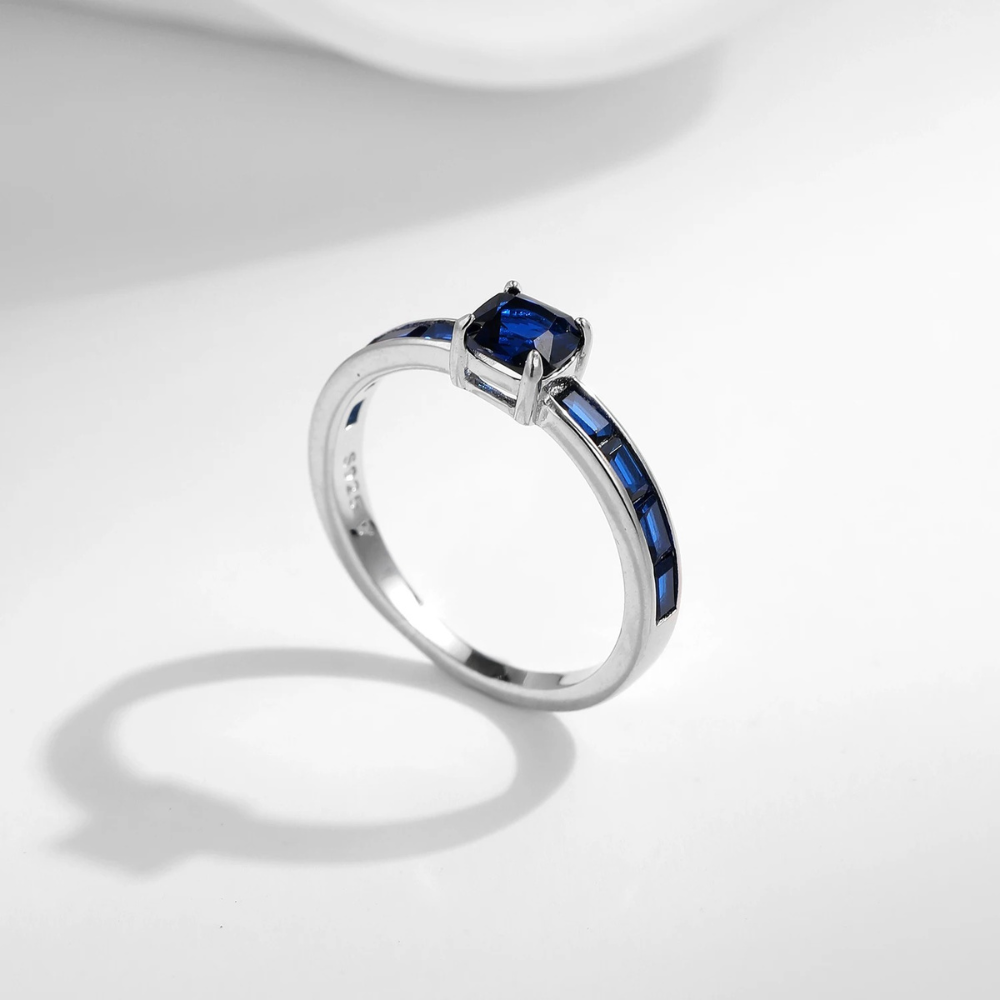 Sapphire Glint Ring