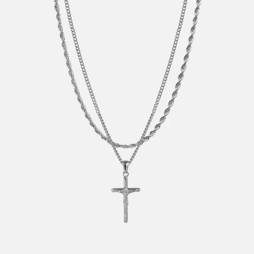 Crucifix Stack (Silver)