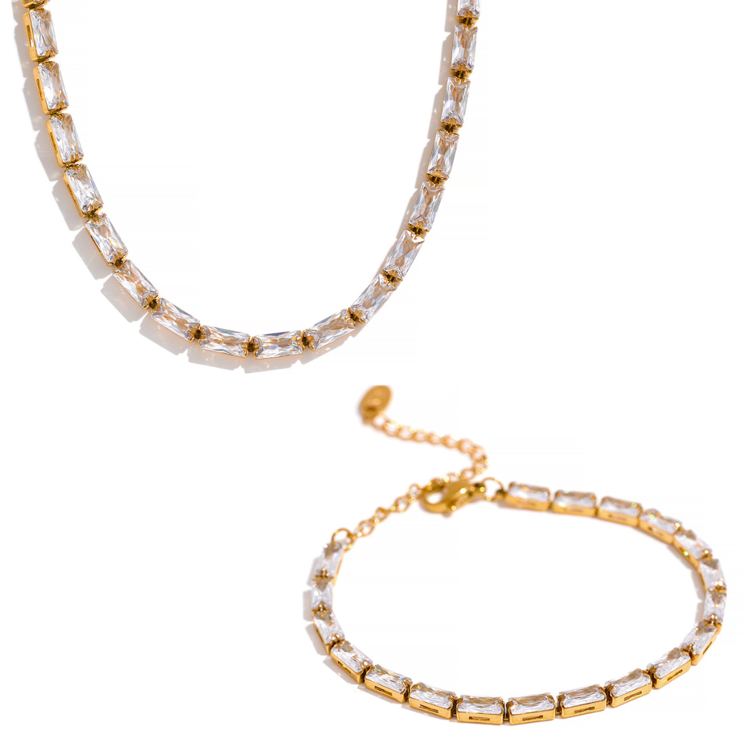 Cubic Tennis Set (White)