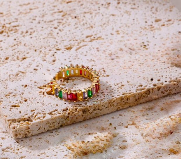 Cubic Dazzle Ring