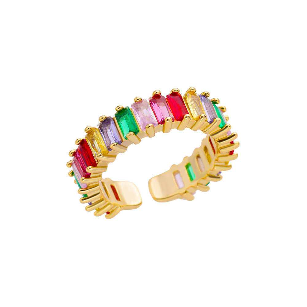 Cubic Dazzle Ring