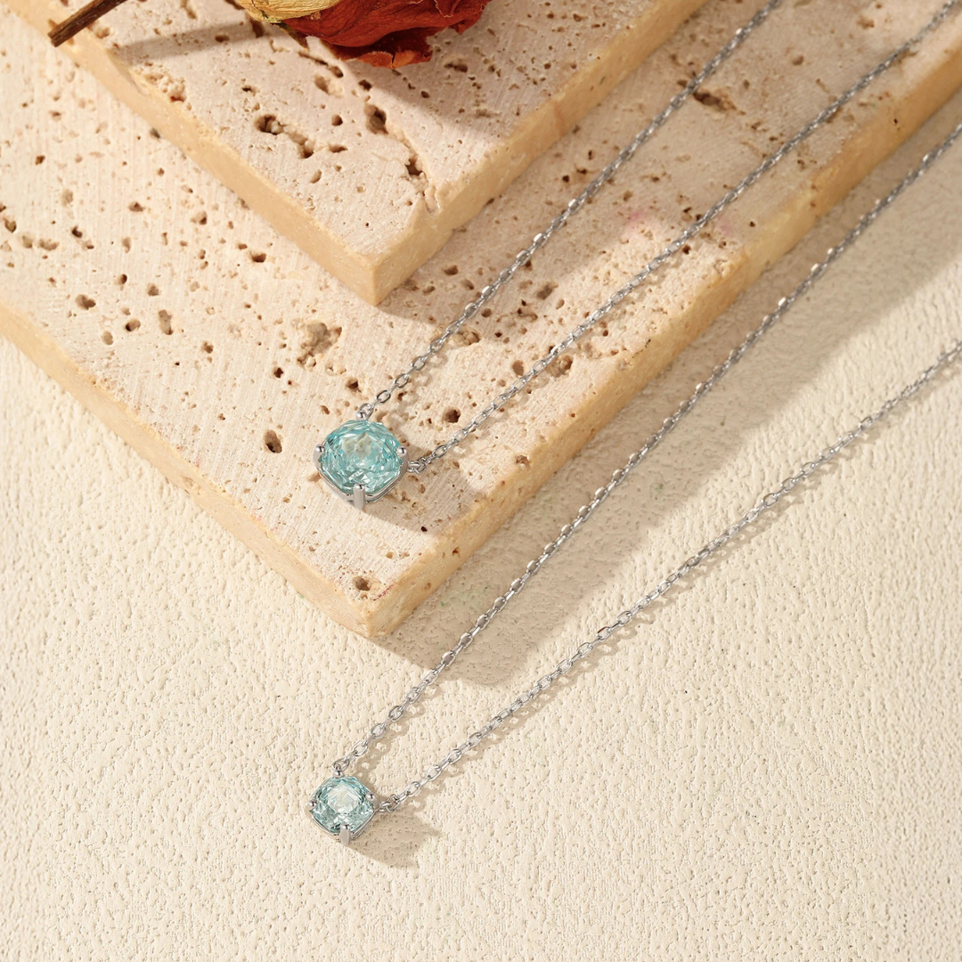 Rose Azure Necklace
