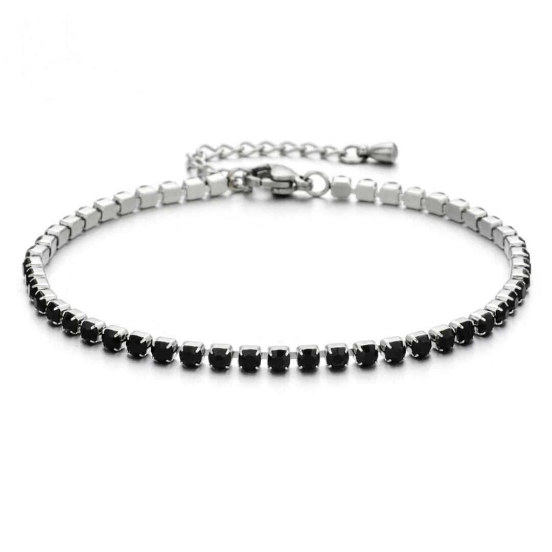 Tennis Bracelet (Black)