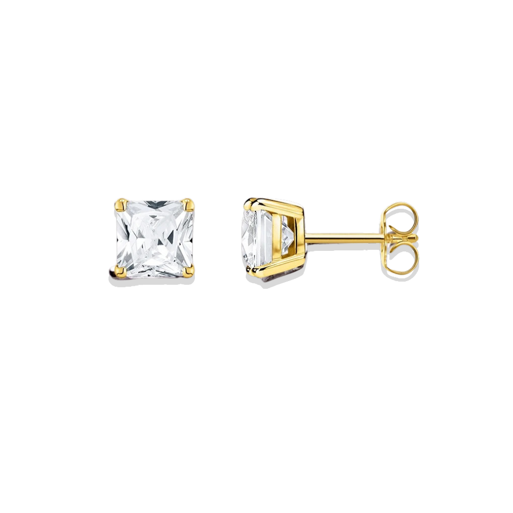 Cubic Stud Earring