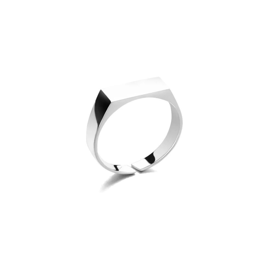 Aurum Bloc Ring (Silver)