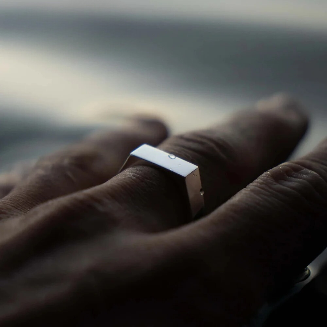 Aurum Bloc Ring (Silver)