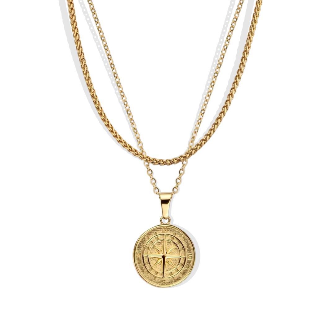 Compass Chain Set (Gold)
