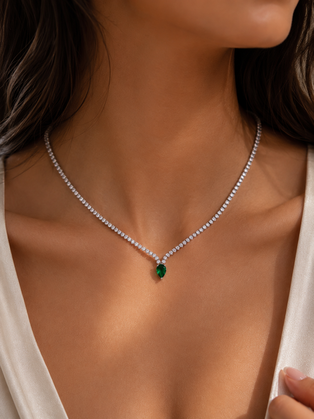 Verde Sparkle Necklace