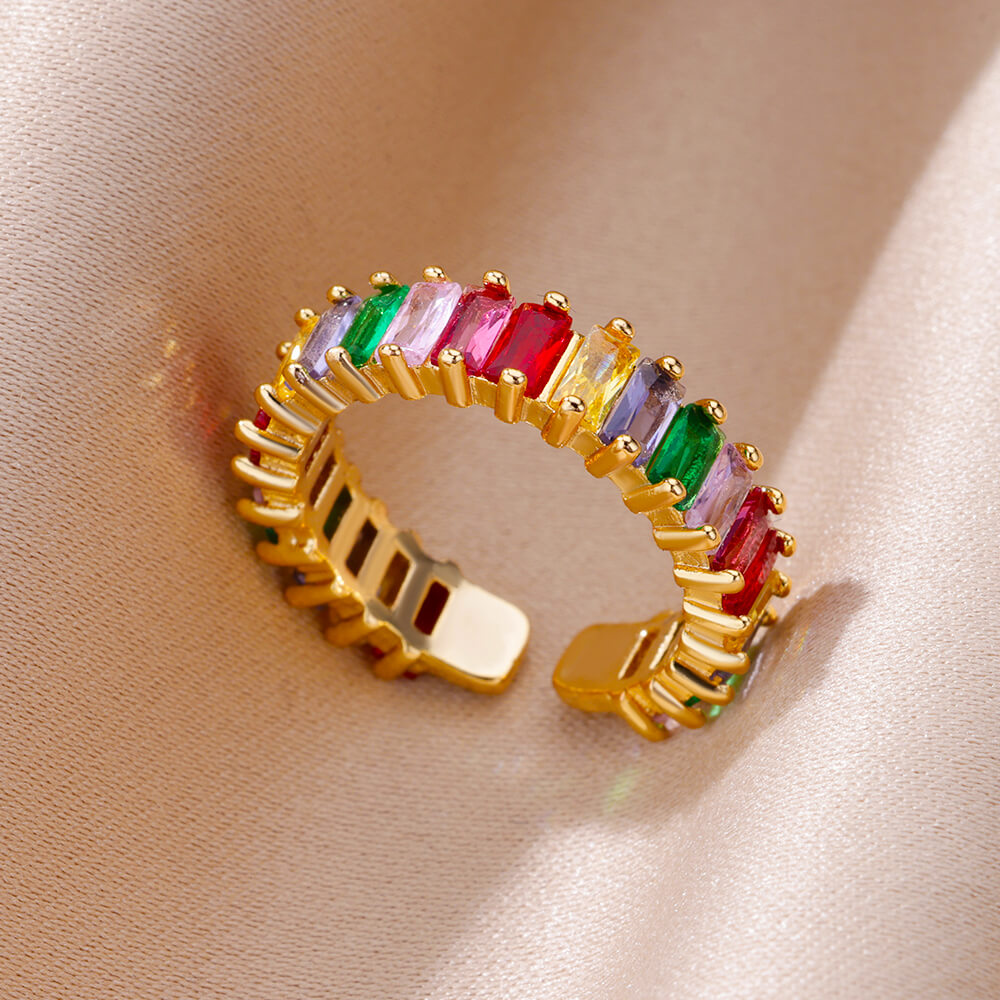 Cubic Dazzle Ring