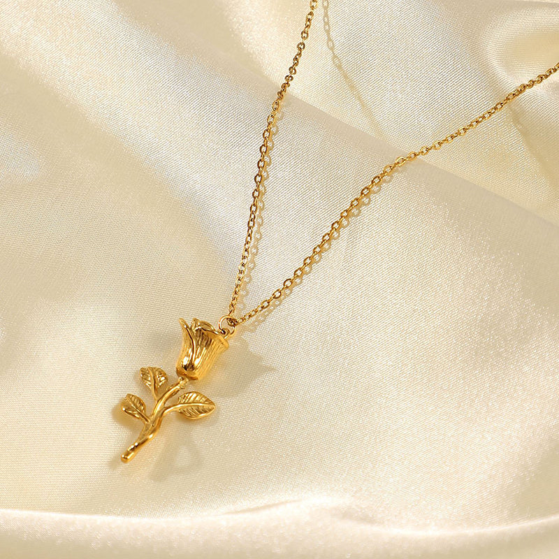 Rose Charm Chain(Gold)