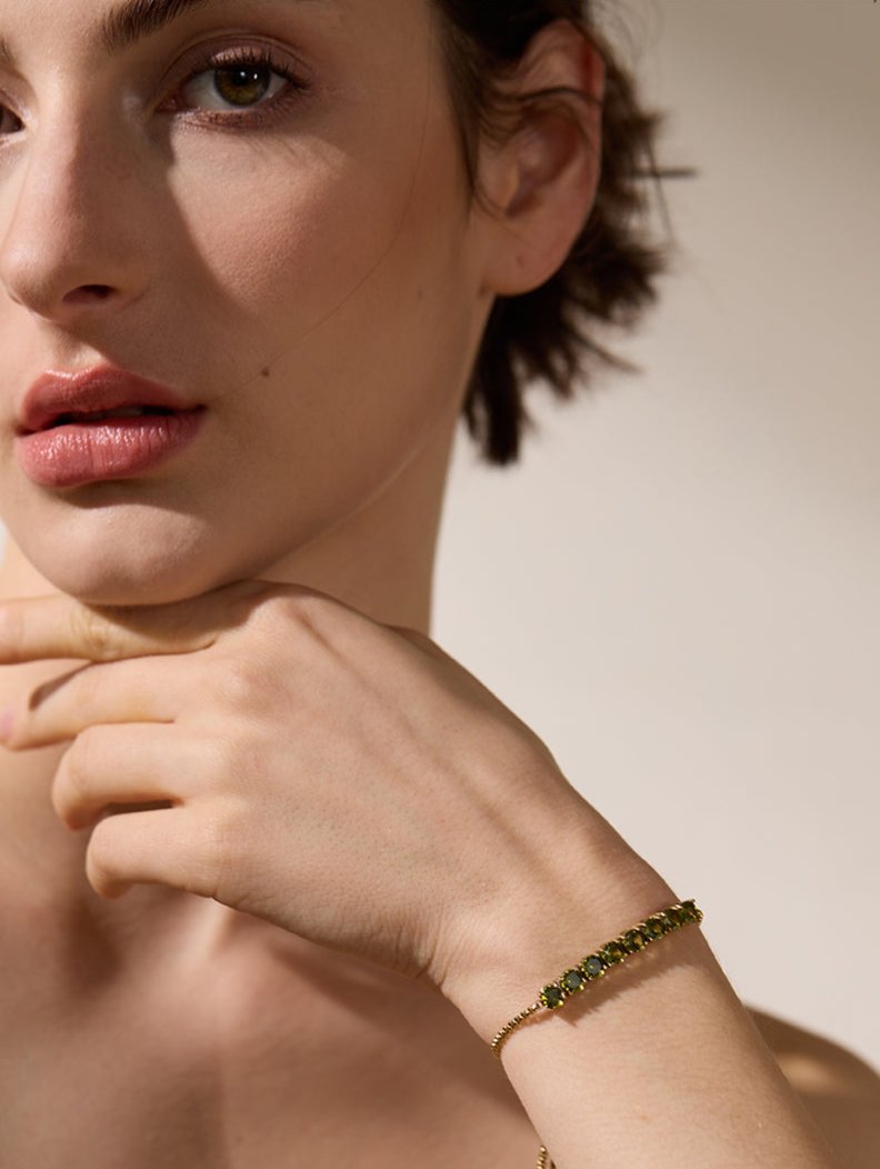 Blue Zirconia Bracelet