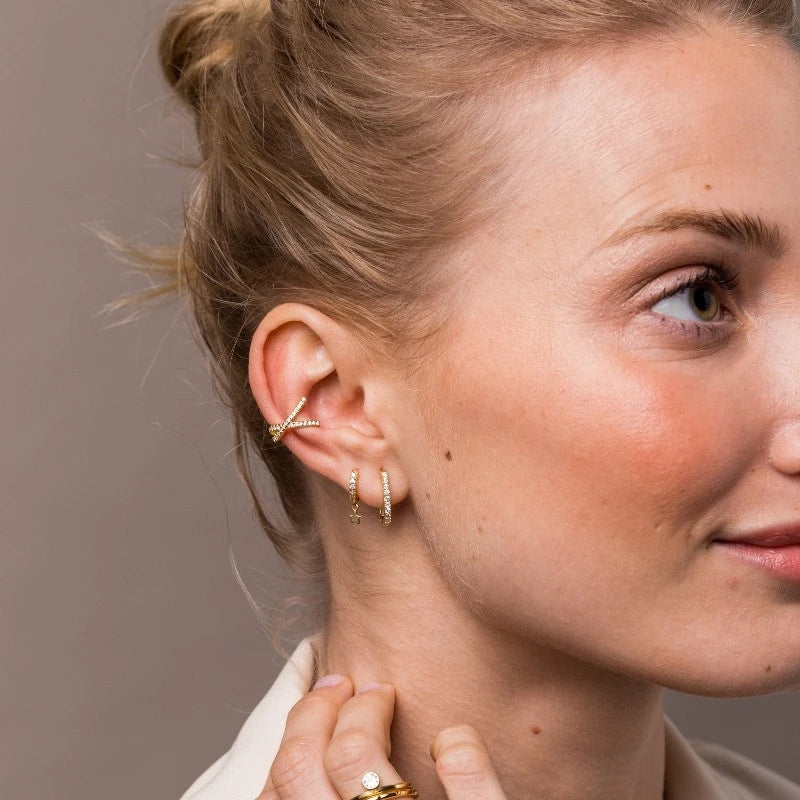 Frost Drop Earrings (Rose)