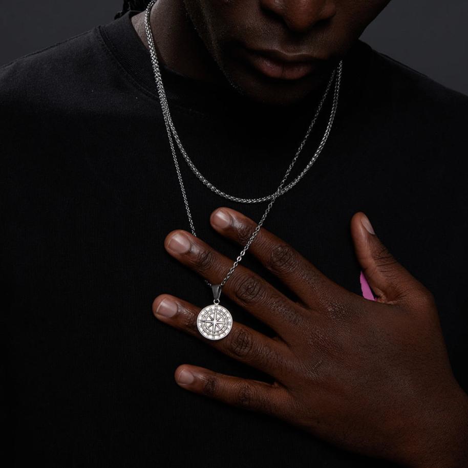 Compass Chain Set (Silver)