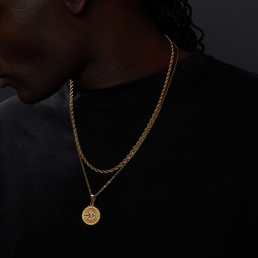 Compass Chain Set (Gold)