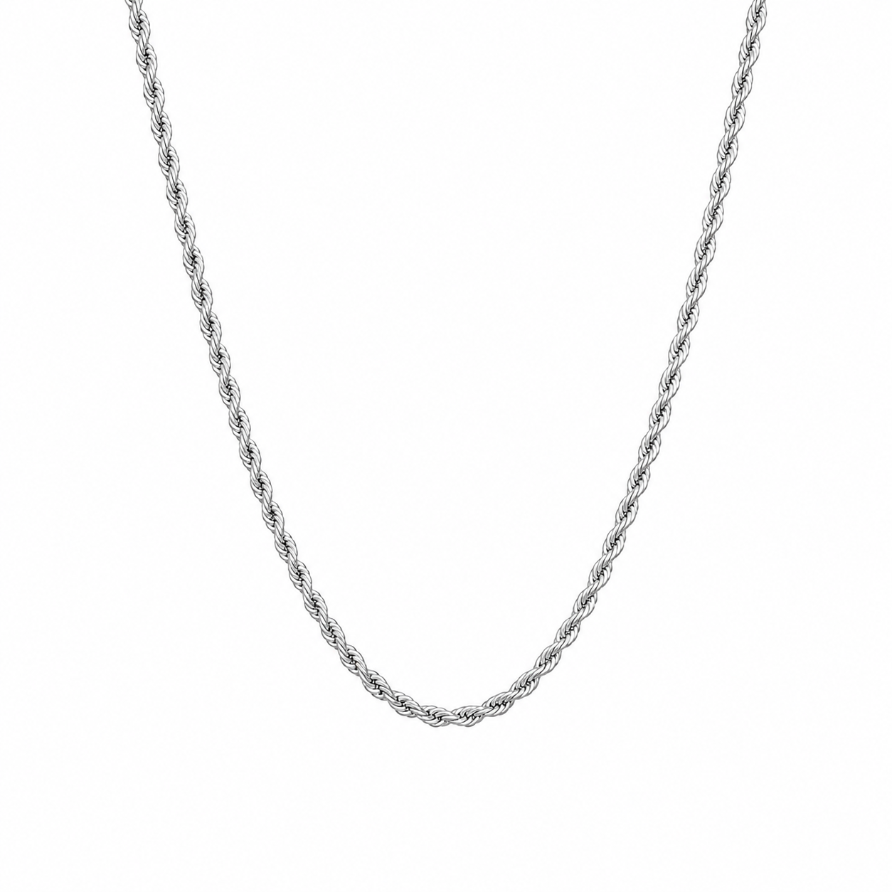 Rope Chain Minimalistic Silver