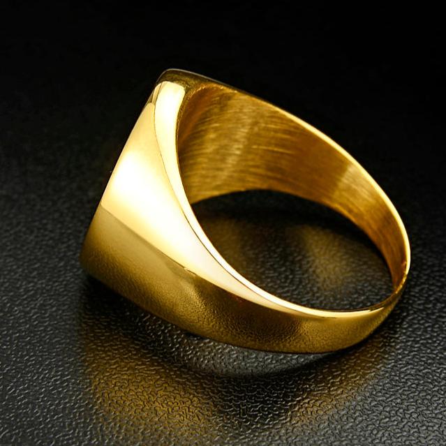 Gold Compass Ring