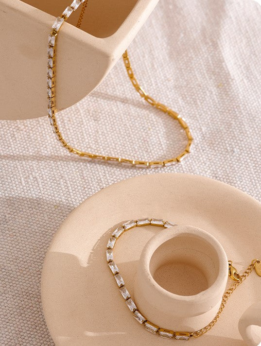 Cubic Tennis Set (White)