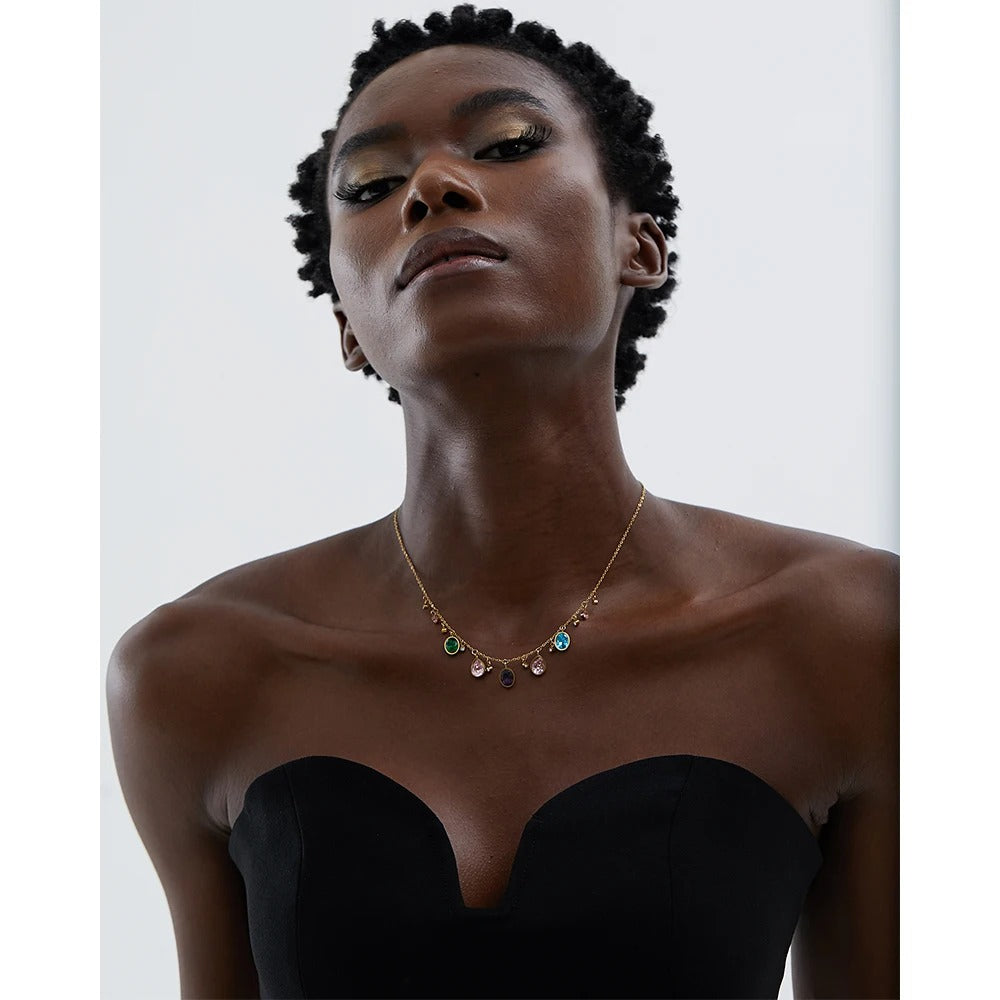 Aura Cascade Necklace