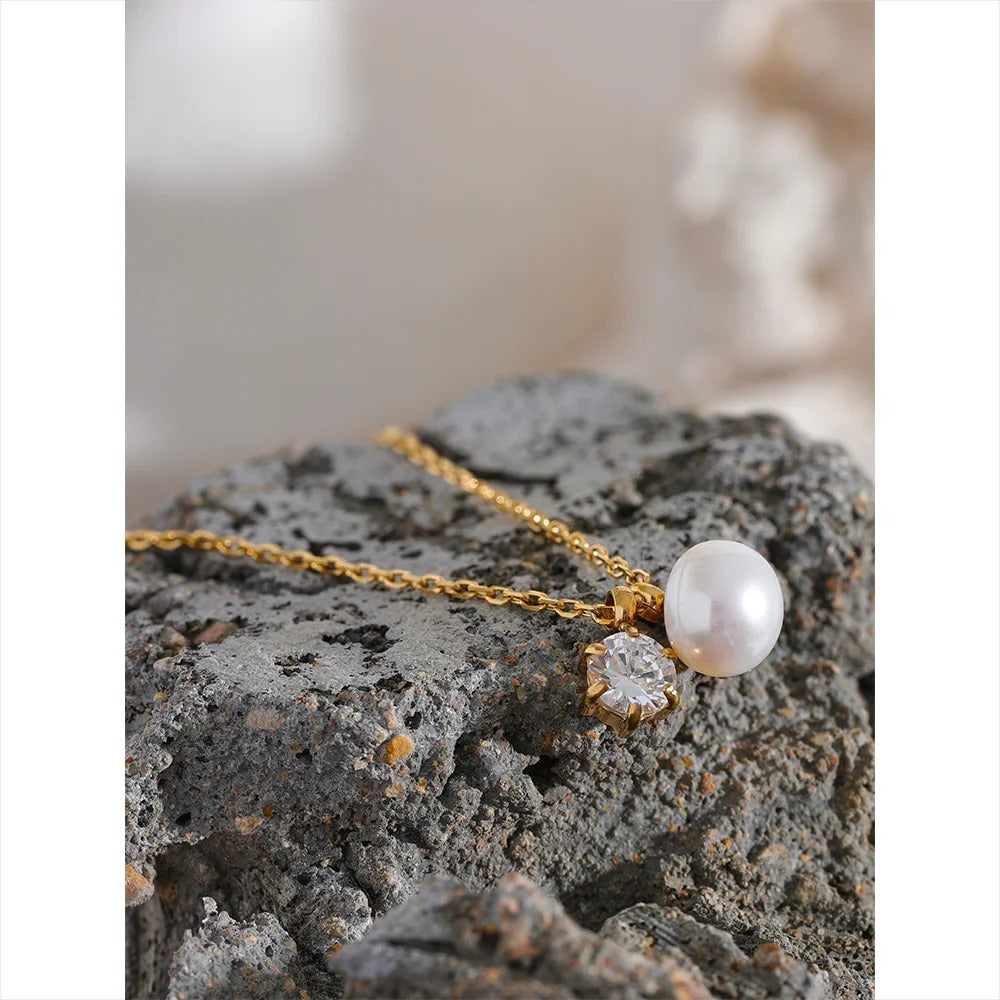Pearl Gem Necklace