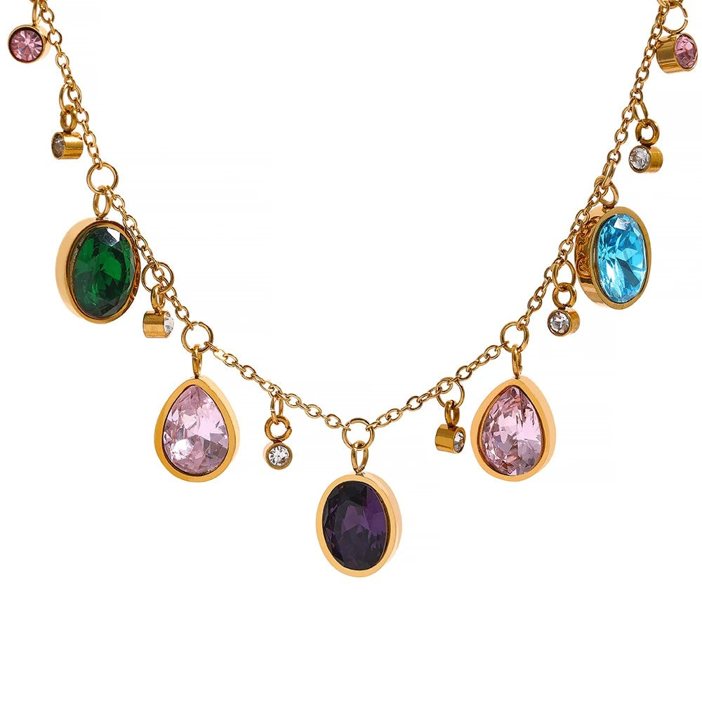 Aura Cascade Necklace