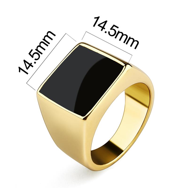Square up Gold Ring