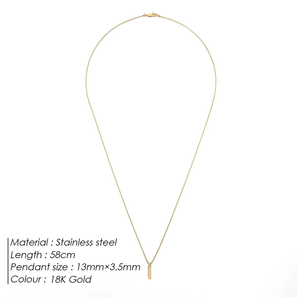 Nano Square Chain (Gold)