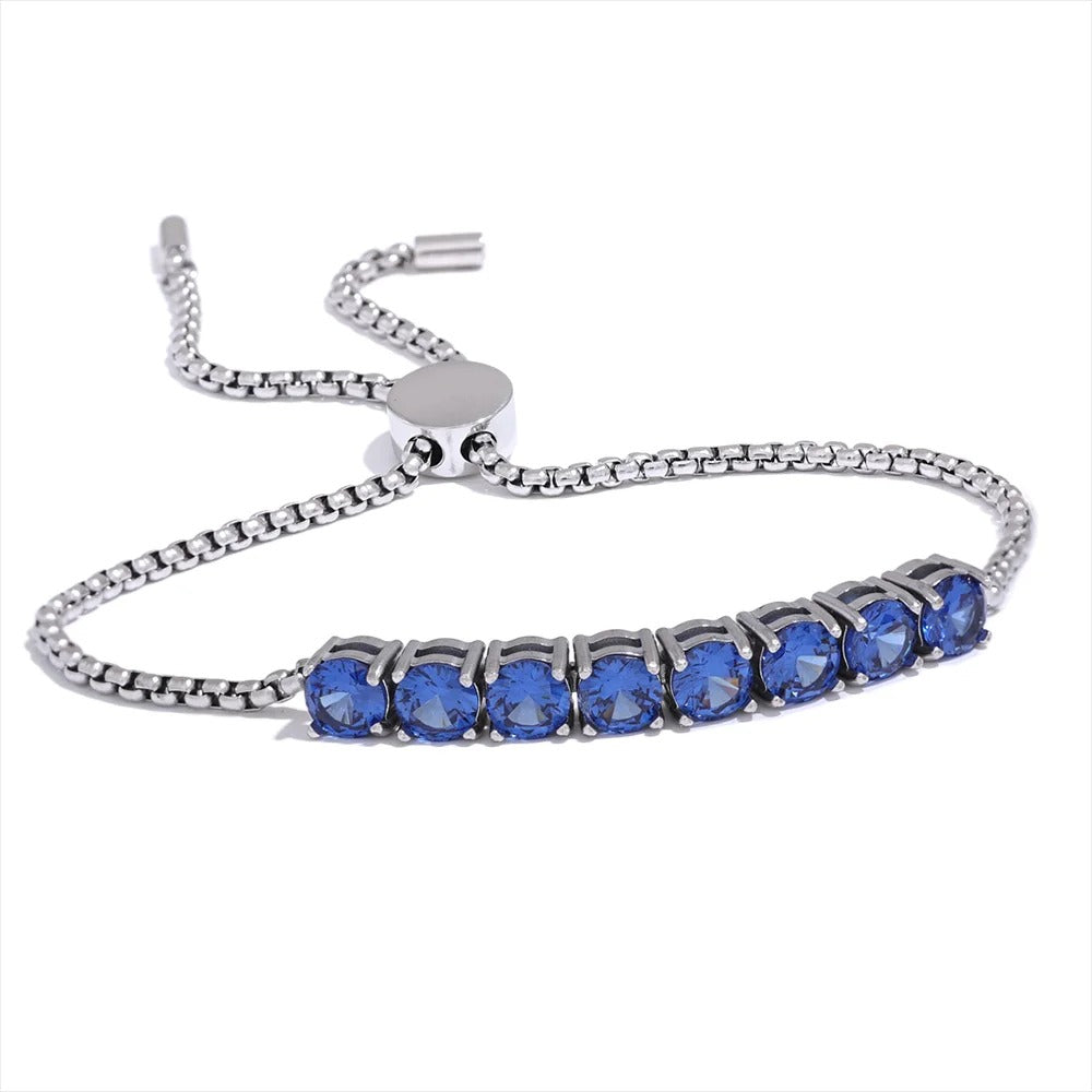 Blue Zirconia Bracelet