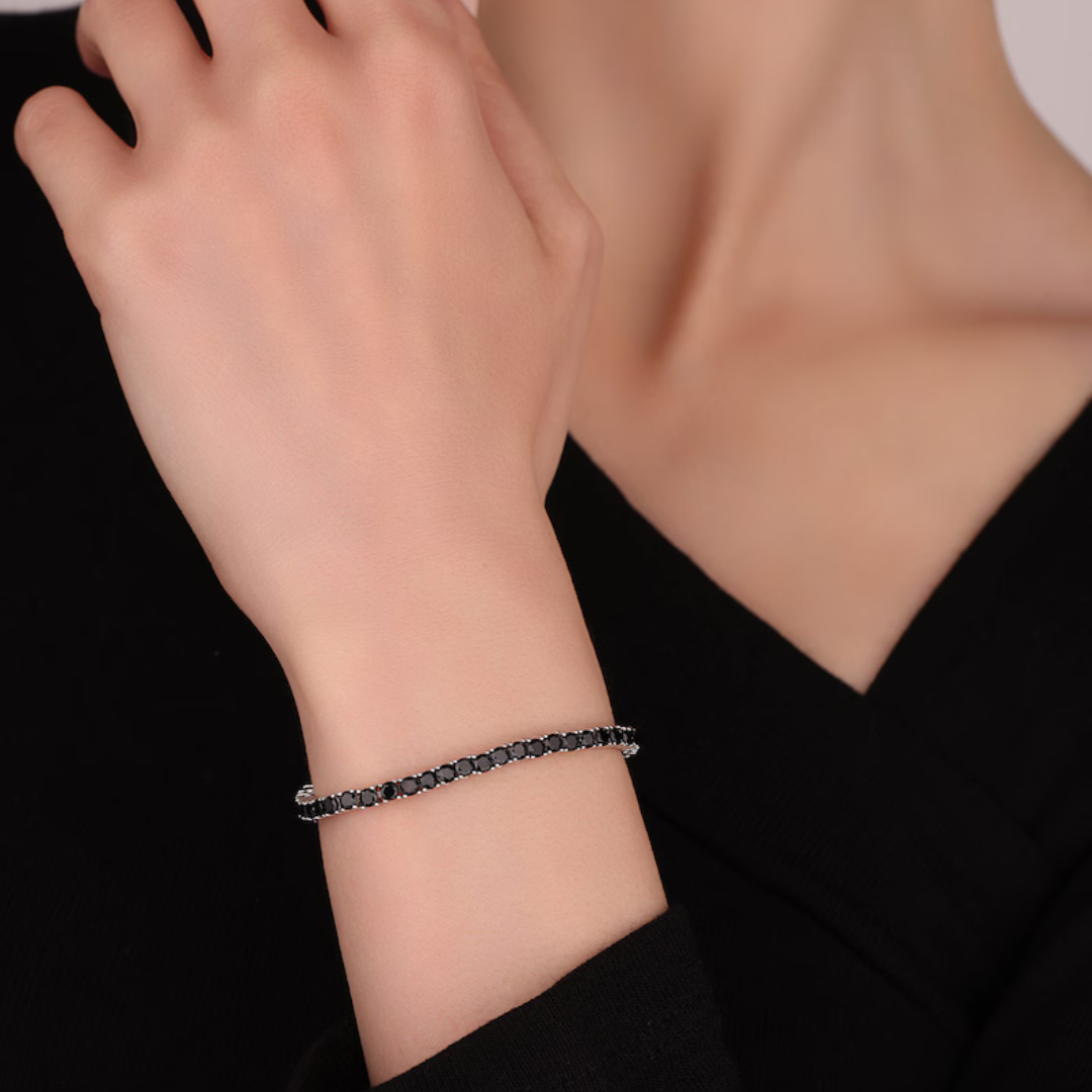 Tennis Bracelet (Black)