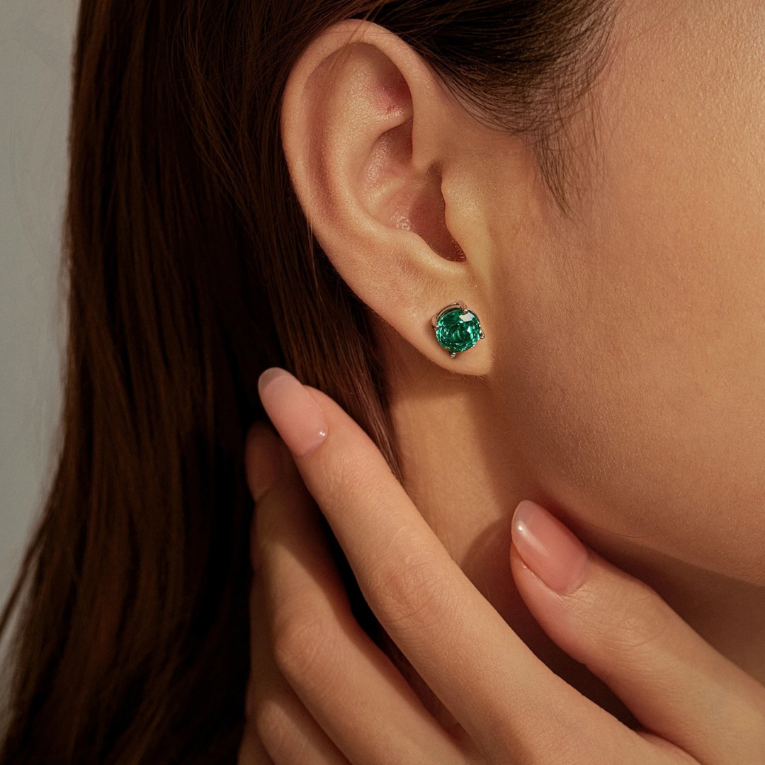 Rose Verde Earring