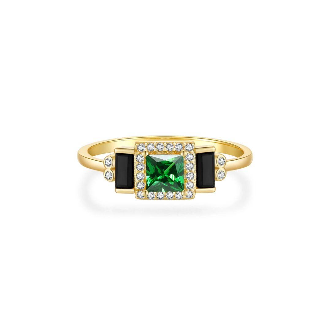 Emerald Noir Ring