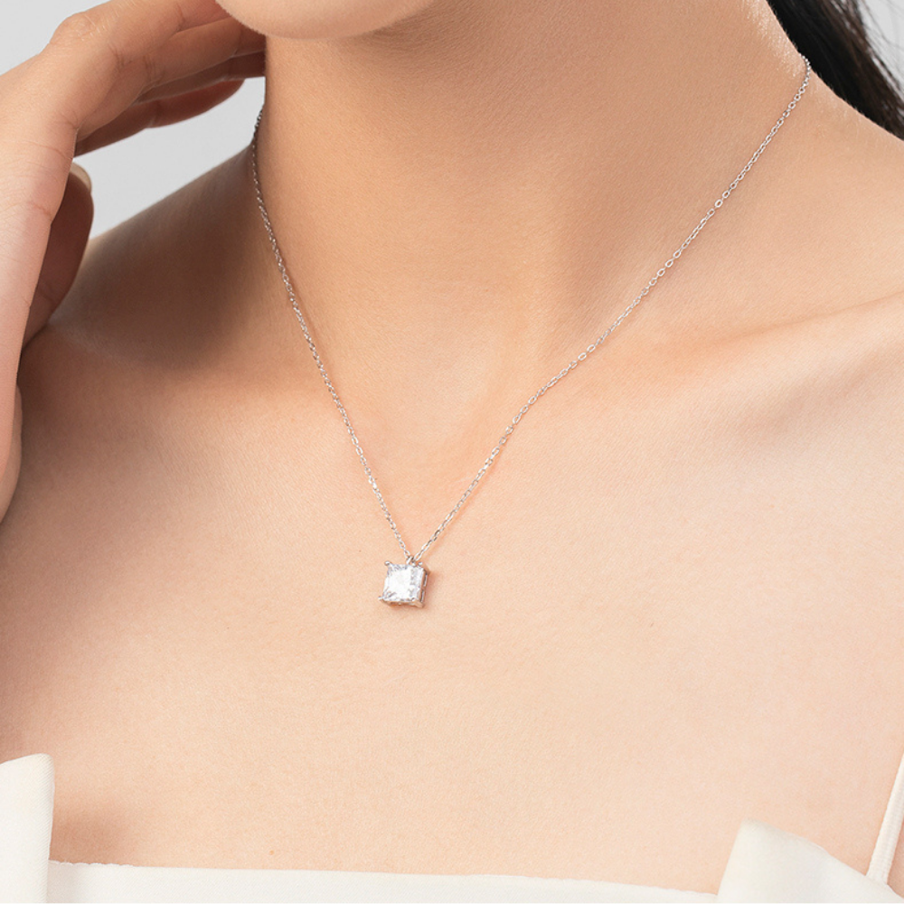 Square Pendant Necklace