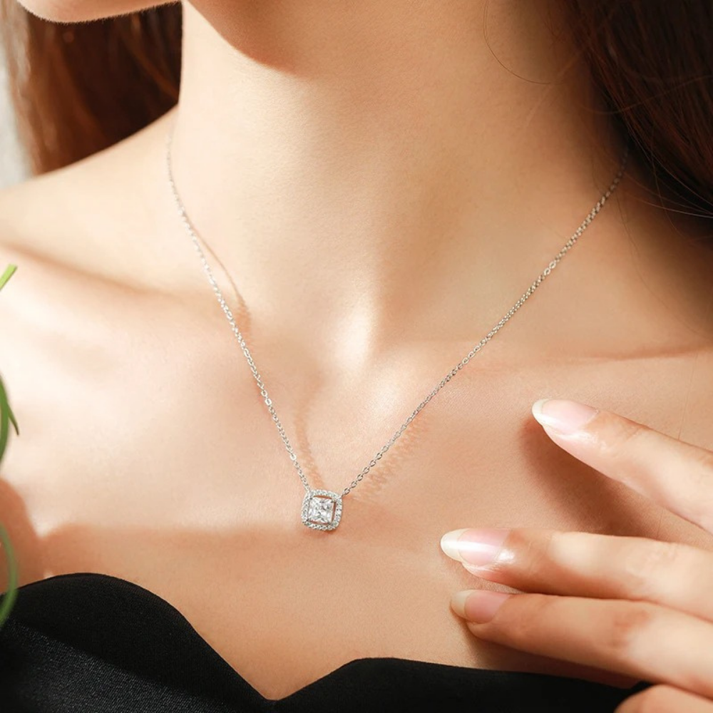 Glam Square Necklace