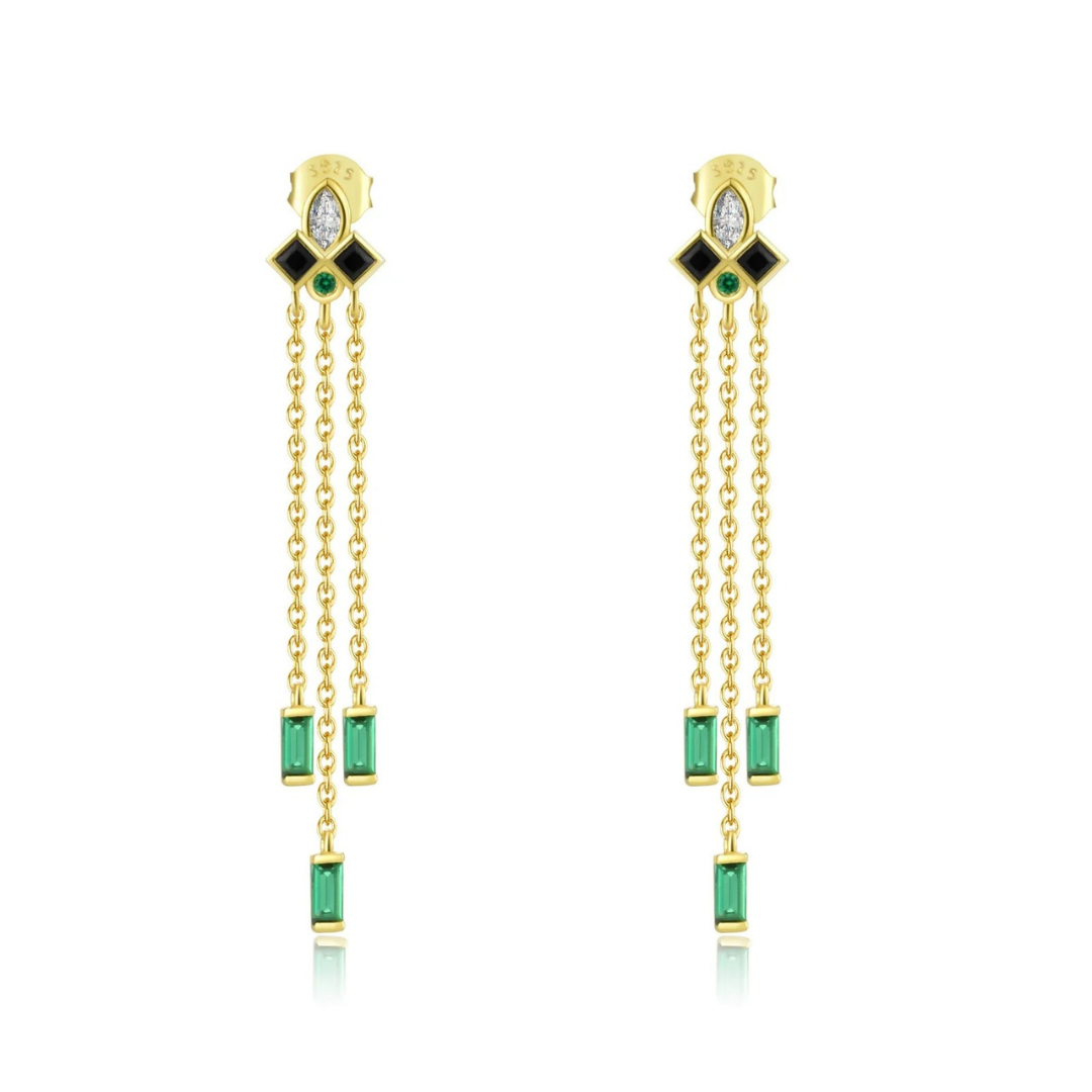 Noir Drop Earrings