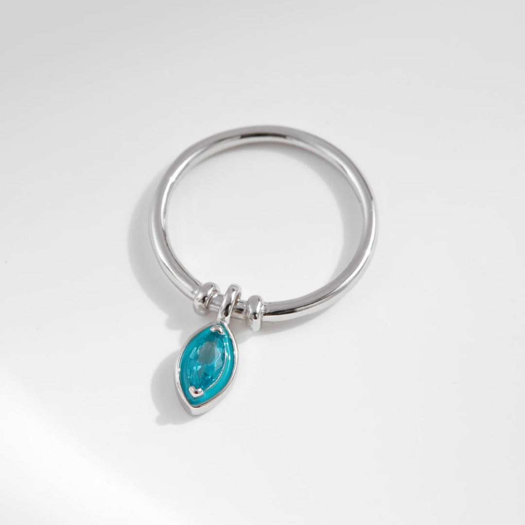 Aqua Veil Ring