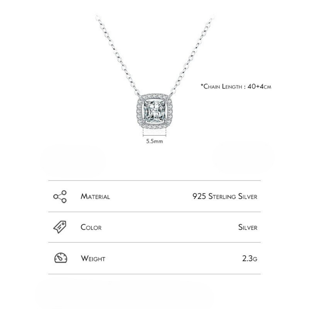Glam Square Necklace