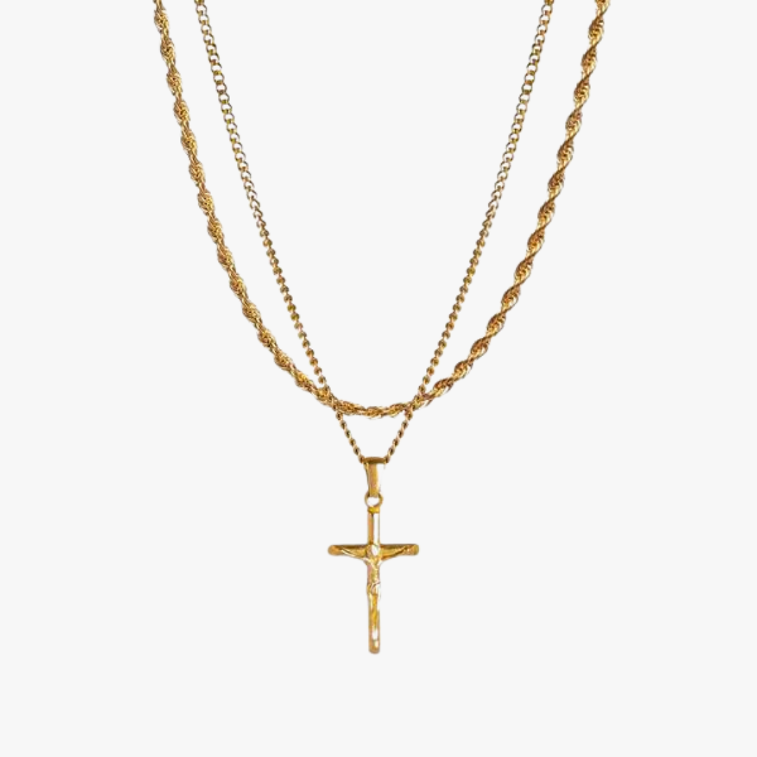Crucifix Stack (Gold)