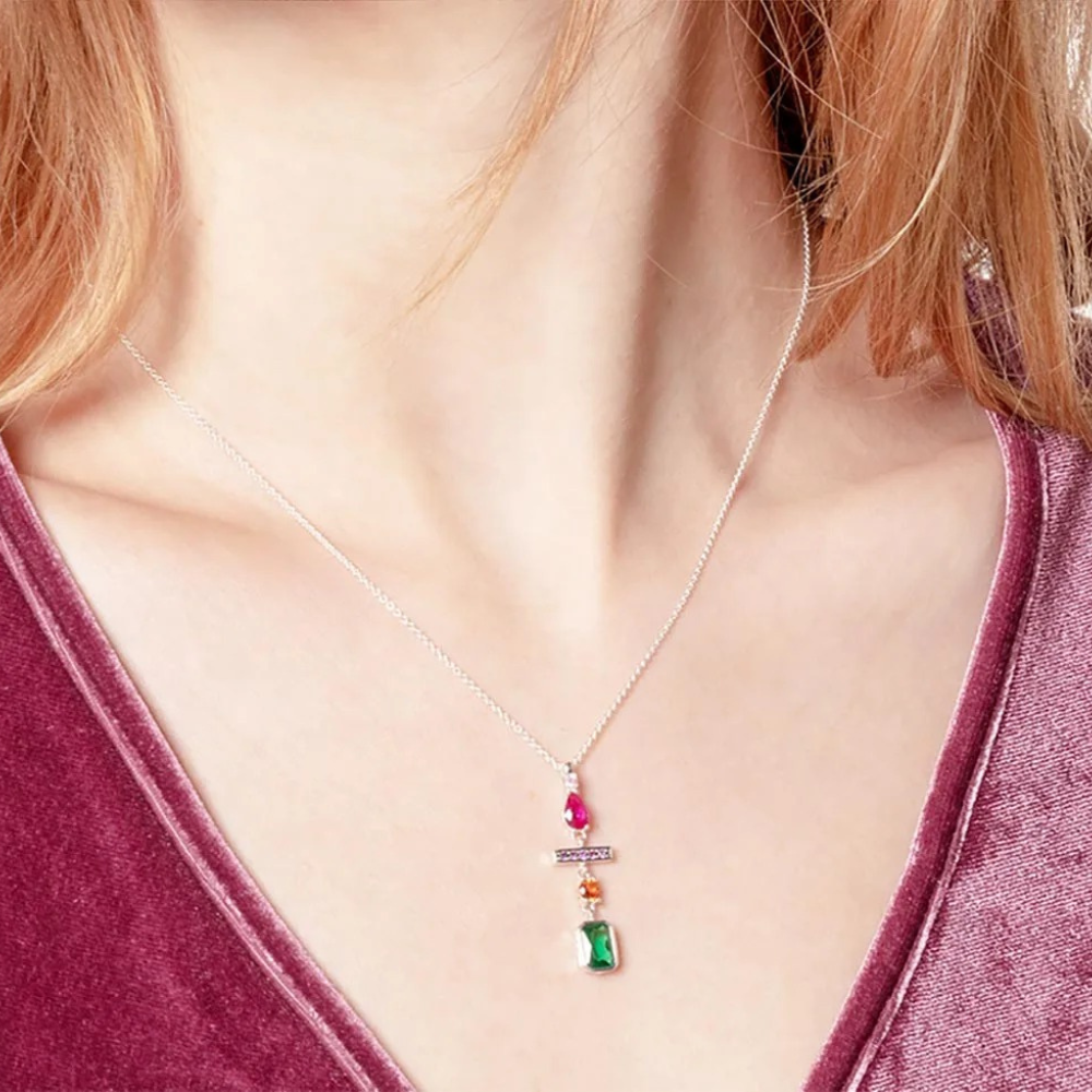 Gem Queue Necklace