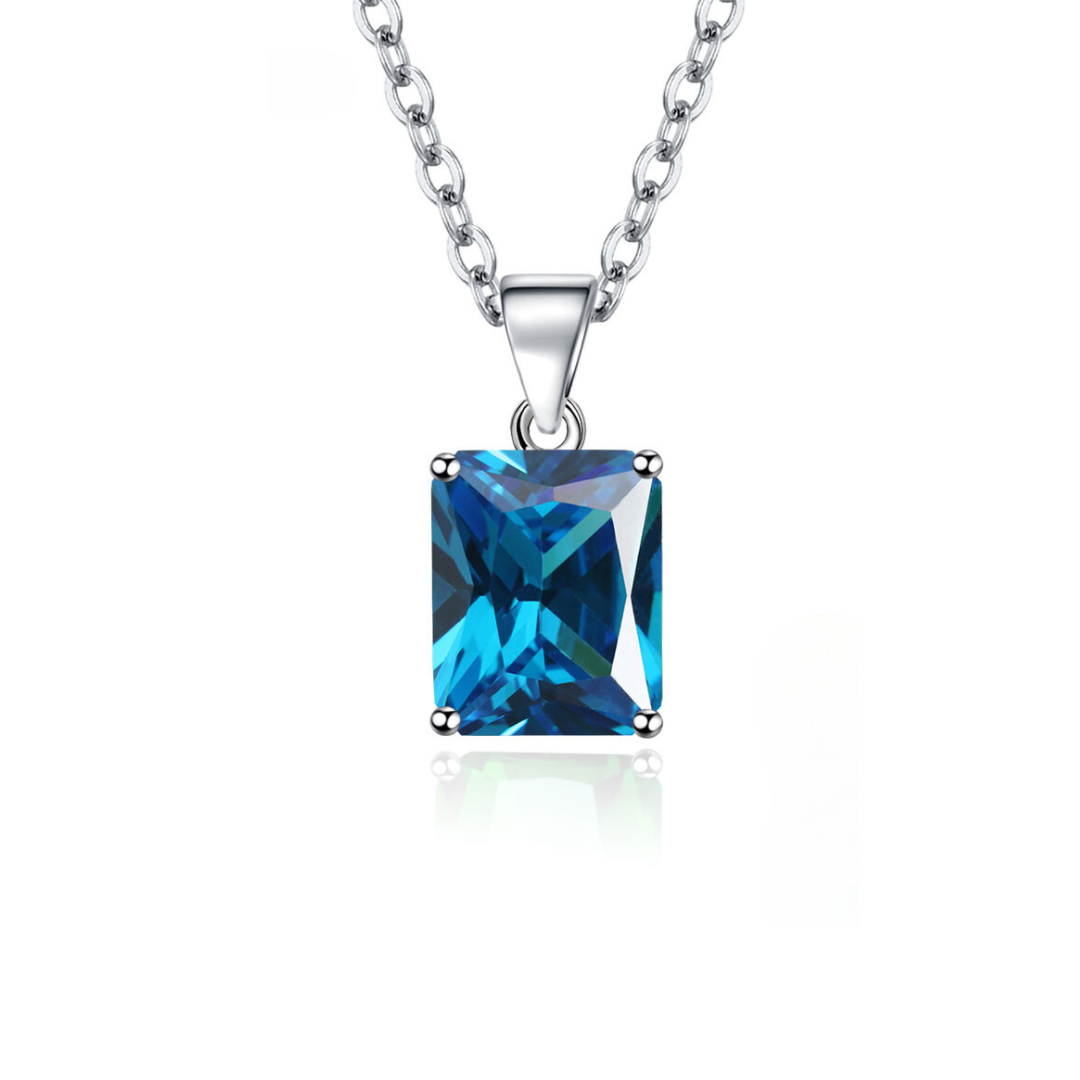 Blue Crystal Necklace