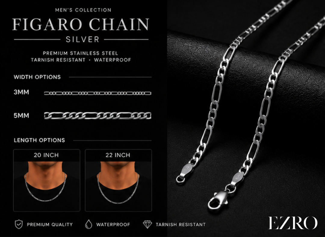 Figaro Chain Silver
